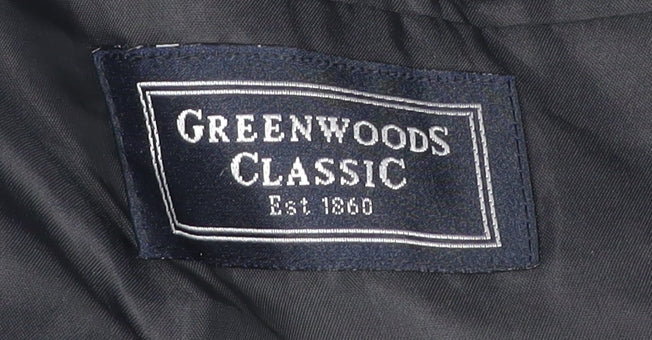 Greenwoods Classic Men's Grey 42R Regular Fit Blazer Jacket