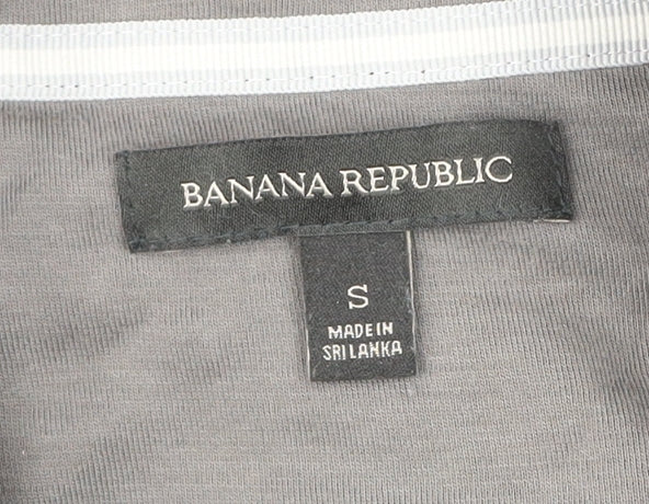 Banana Republic Men's Black Small Quilted Cotton Jacket