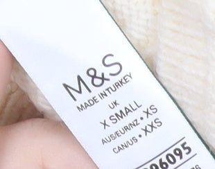 Marks & Spencer Women’s Ivory Cable Knit Midi Pencil Skirt XS
