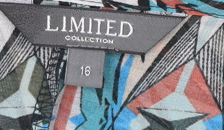 Marks & Spencer Women’s Multicoloured Size 16 Asymmetric Shift Dress