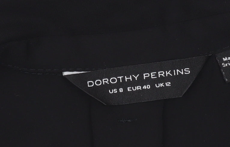 Dorothy Perkins Women’s Black Sleeveless Blouse UK 12 Work Casual