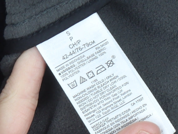 GAP Men's Black Small Nylon Full Zip Jacket Coat Casual