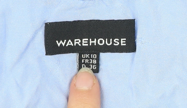 Warehouse Women’s Blue Viscose Camisole Top UK 10