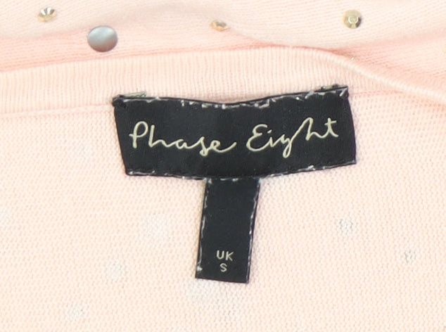 Phase Eight Women’s Pink Sequin Pullover Jumper UK S