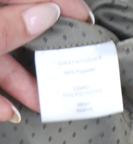 Greenwoods Men’s Beige Regular Fit Blazer Jacket 40R Single-Breasted