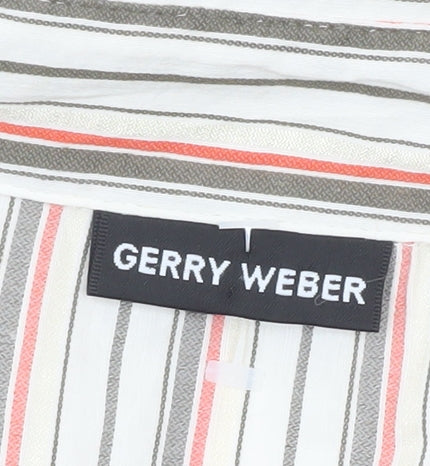 Gerry Weber Women’s Multicoloured Striped Button-Up Shirt Size 10