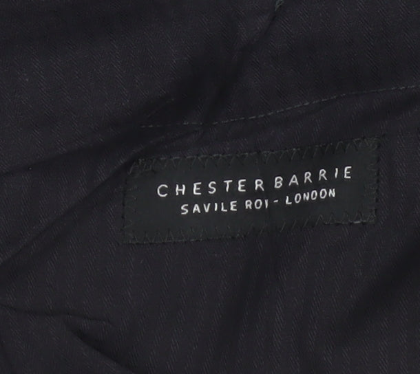 Chester Barrie Men's Blue Wool Dress Pants 44R Classic Fit
