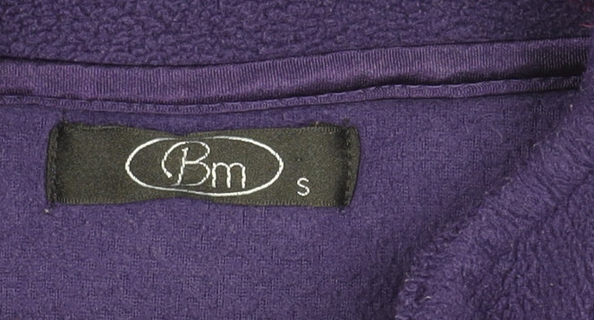Bonmarché Women’s Purple Full Zip Fleece Jacket S Regular Fit
