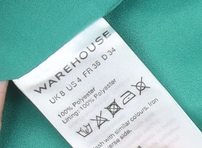 Warehouse Women’s Multicoloured Maxi Halter Dress Size 8