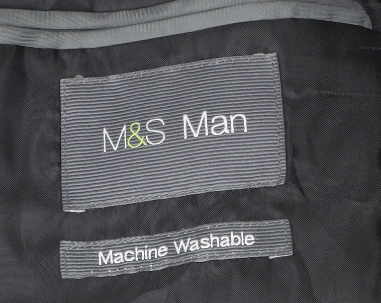 Marks & Spencer Men’s Grey Blazer Jacket 44 Chest Medium