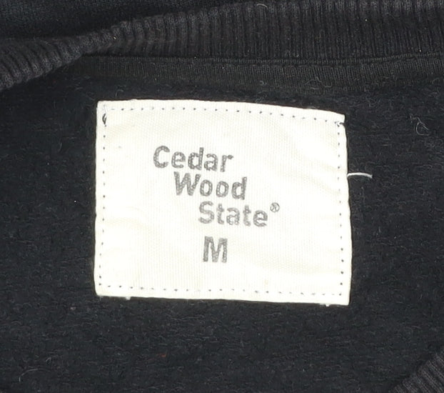 Cedarwood State Men’s Black Rebel Graphic Sweatshirt M Pullover