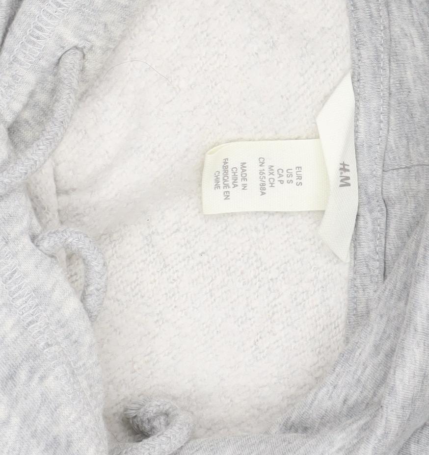 H&M Men’s Grey Pullover Hoodie S New York City Logo Fleece