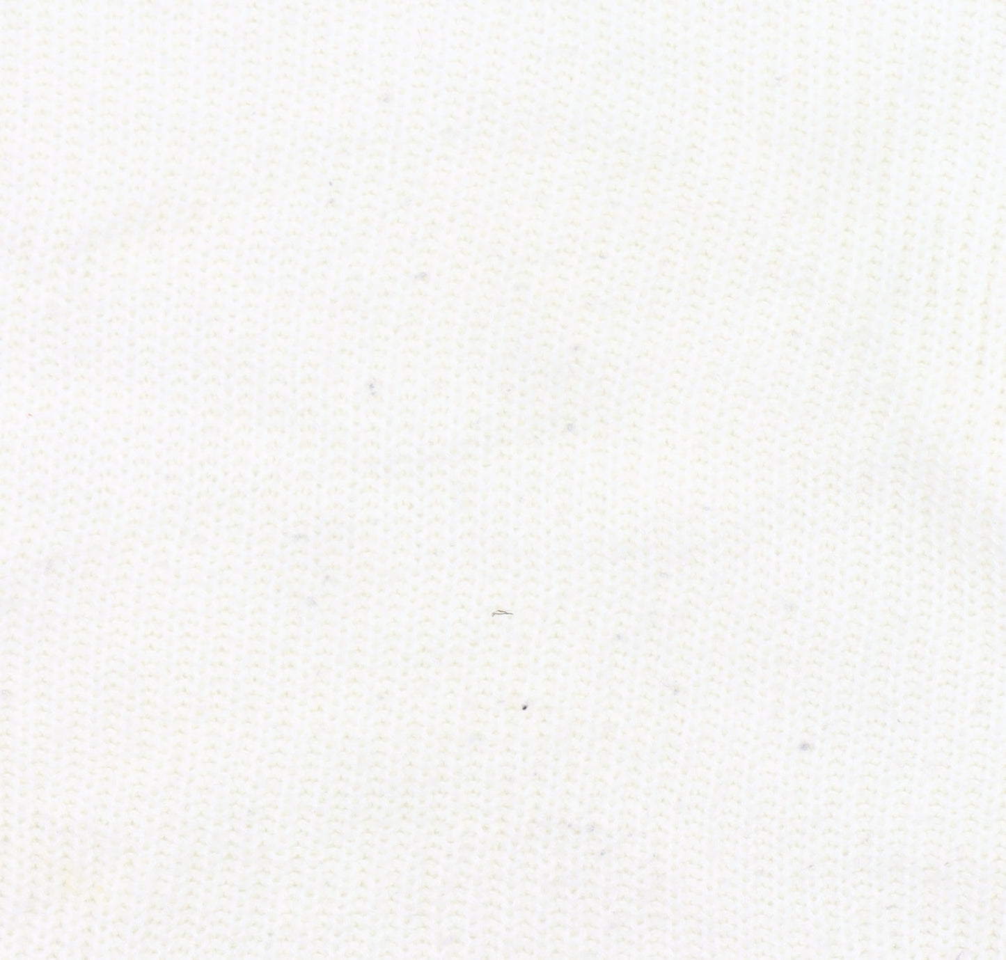 Vila Women White Roll Neck Knit Jumper L Long Sleeve Pullover