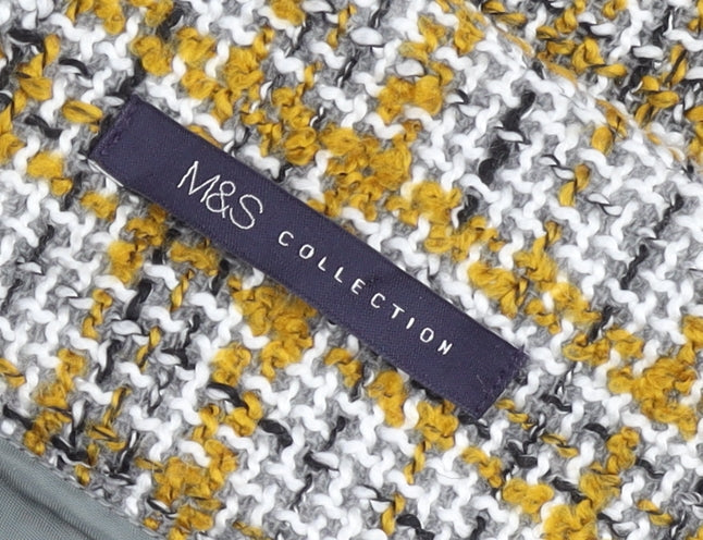 Marks & Spencer Women’s Multicoloured Tweed Skirt UK 14 Workwear