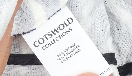 Additional view of Cotswold Collections Women Blue White Striped Blazer, size 16