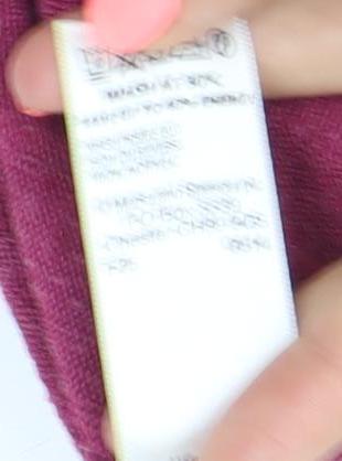 Marks & Spencer Women's Purple V-Neck Wool Blend Jumper Size 14