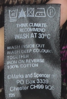 Marks and Spencer Womens Multicoloured Floral A-Line Skirt UK 10