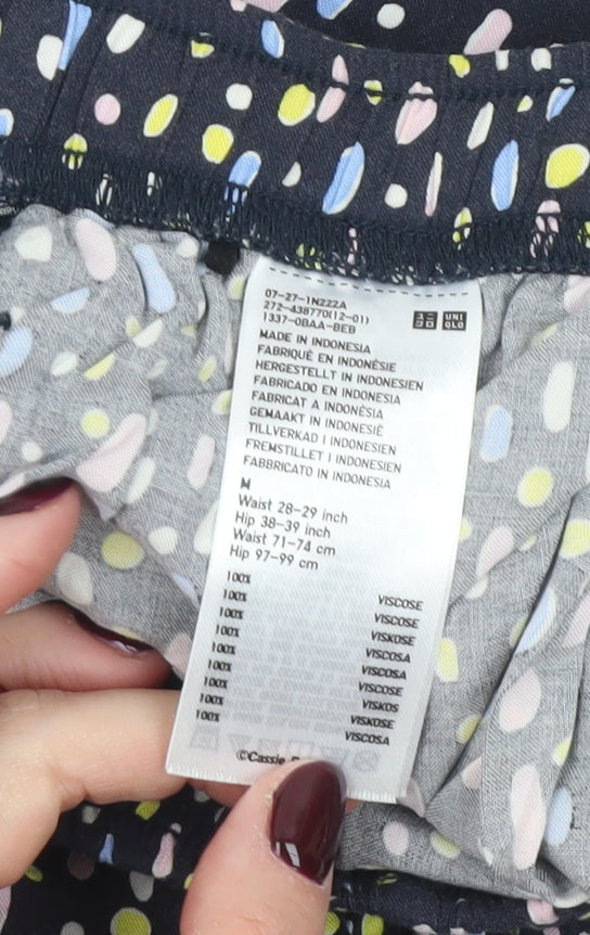 UNIQLO Women’s Multicoloured M Lightweight Viscose Shorts