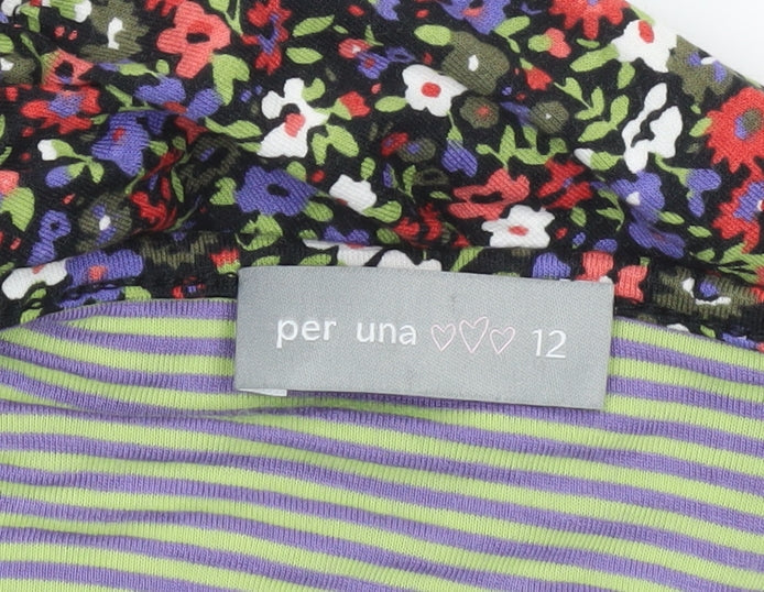 Marks & Spencer Women’s Multicoloured Floral Tunic Blouse Size 12