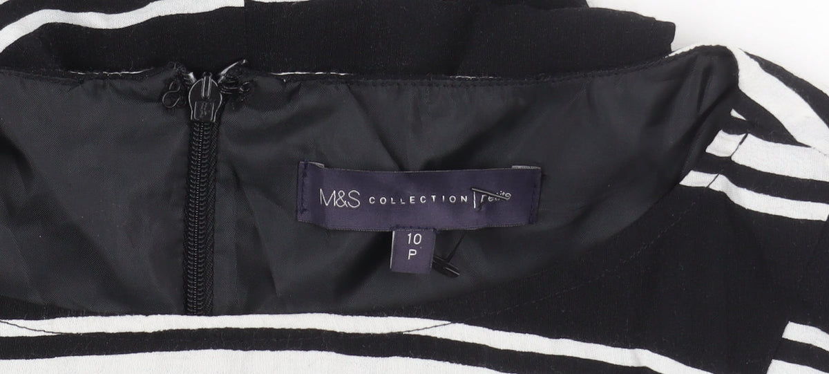 Marks & Spencer Women’s Black Petite Size 10 Sheath Dress