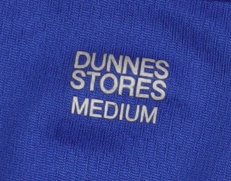 Dunnes Men’s Blue Medium Crew Neck Short Sleeve Polyester T-Shirt