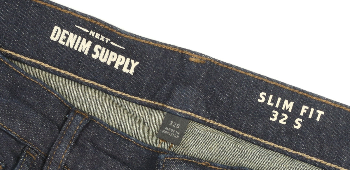 Next Denim Supply Slim Fit Blue Jeans Unisex Adults 32in Waist