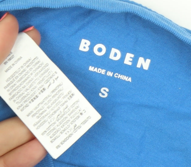 Boden Men's Blue Cotton Crew Neck Short Sleeve T-Shirt Size S