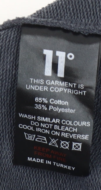 11 Degrees Boys Grey Xs Sweat Shorts With Drawstring Waist & Pockets