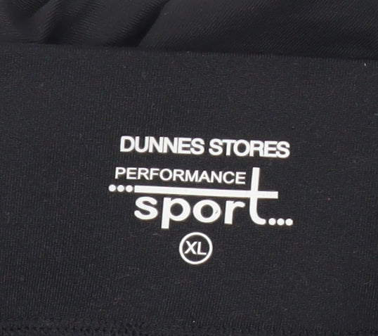 Dunnes Women’s Black XL Activewear Leggings Gym Yoga Slim Fit