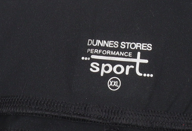 Dunnes Womens Black 2XL Slim Fit Sport Leggings
