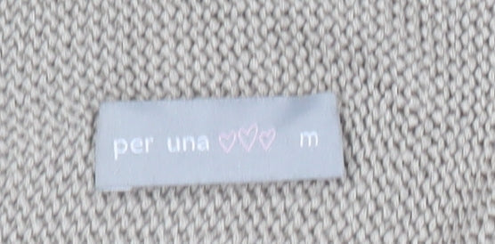 Marks & Spencer Per Una Women's Beige Knit Cardigan M