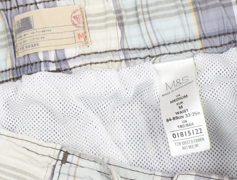 Marks and Spencer Men's Multicoloured M Cargo Shorts