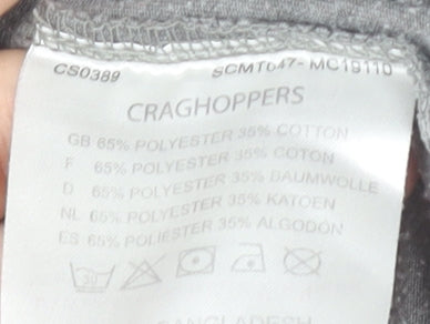 Craghoppers Men's Grey XL Crew Neck Short Sleeve T-Shirt