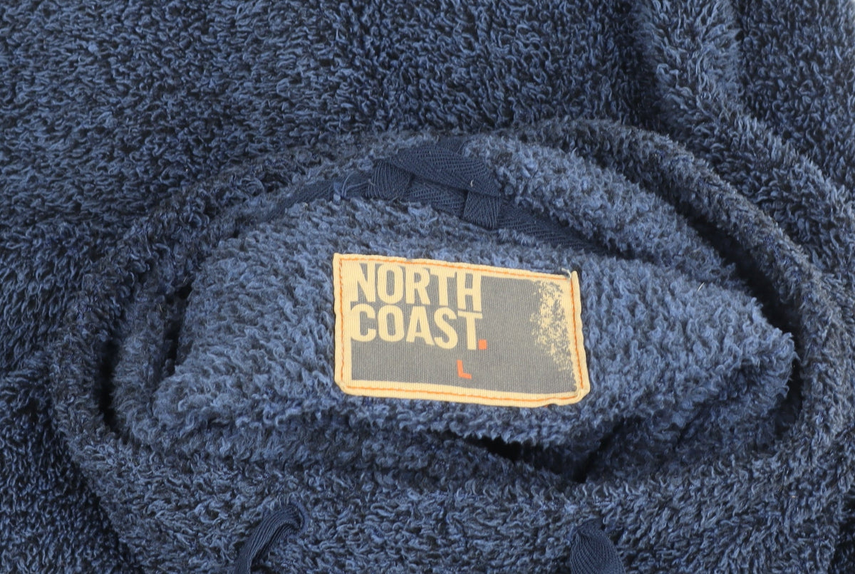 Marks & Spencer North Coast Blue Fleece Pullover Sweatshirt L Womens