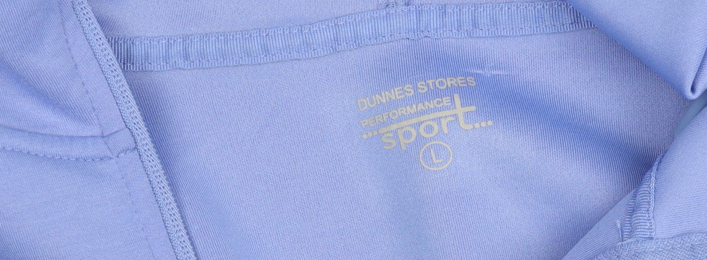 Dunnes Stores Women Blue L Hooded Full Zip Track Jacket
