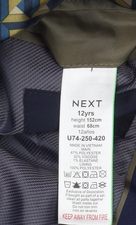 Next Boys Blue 12 Years Regular Fit Single-Breasted Blazer Jacket Formal