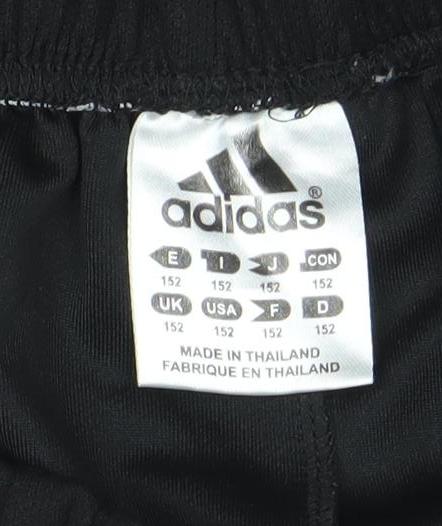Adidas Girls Black Manchester United Athletic Shorts Size 152