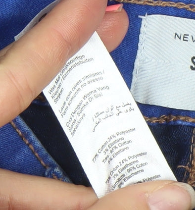 Marks & Spencer Maternity Blue Super Skinny Jeans UK 10