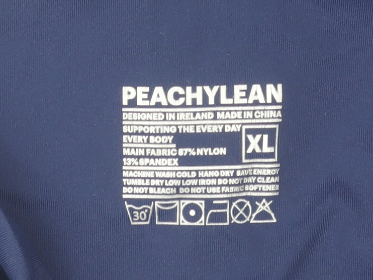 Peachylean Women Blue XL Leggings Activewear Yoga Gym Trousers