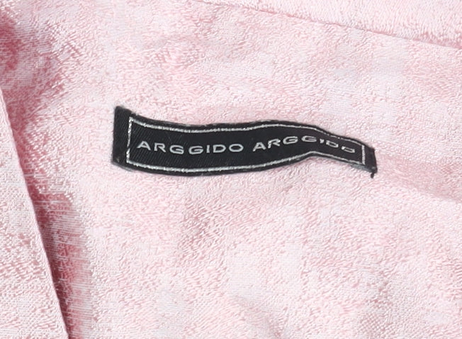 Arggido Women's Pink Single-Breasted Tailored Blazer Size 18