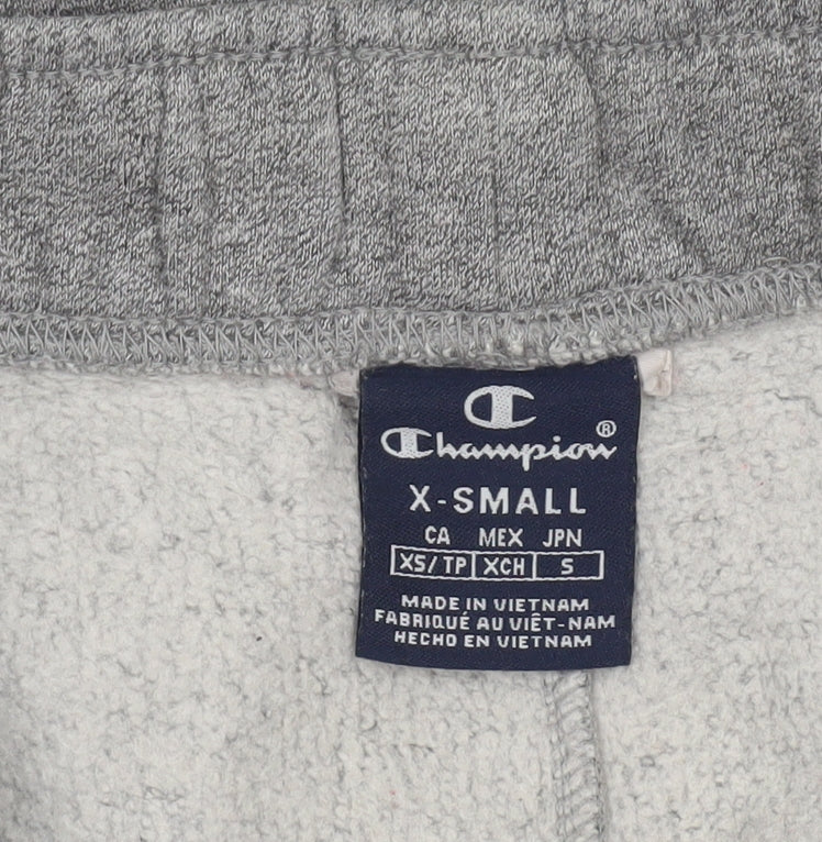 Champion Men's Grey XS Jogger Sweatpants with Logo Detail