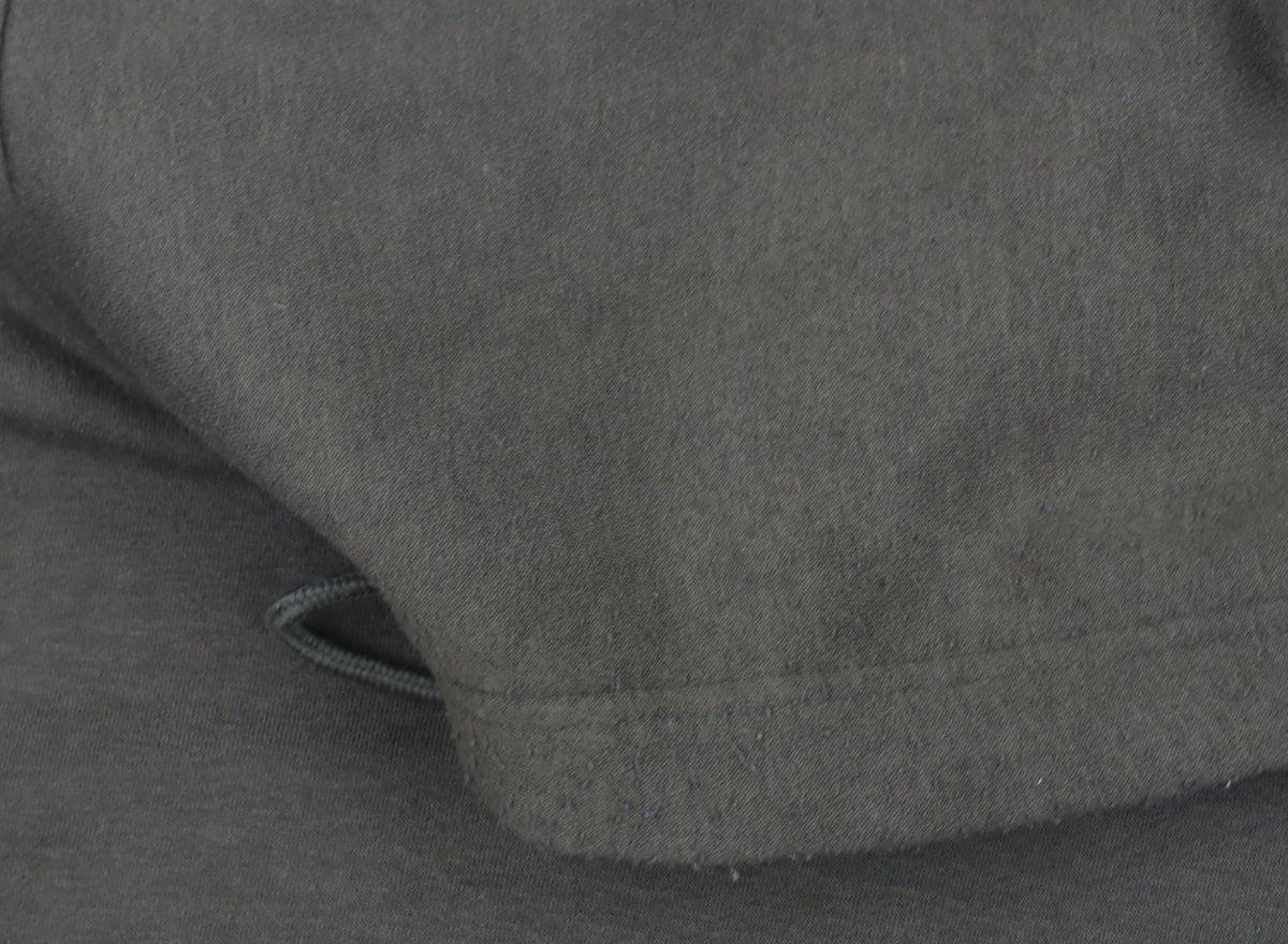 OWOA Men's Green Pullover Hoodie L Fleece Cotton Blend