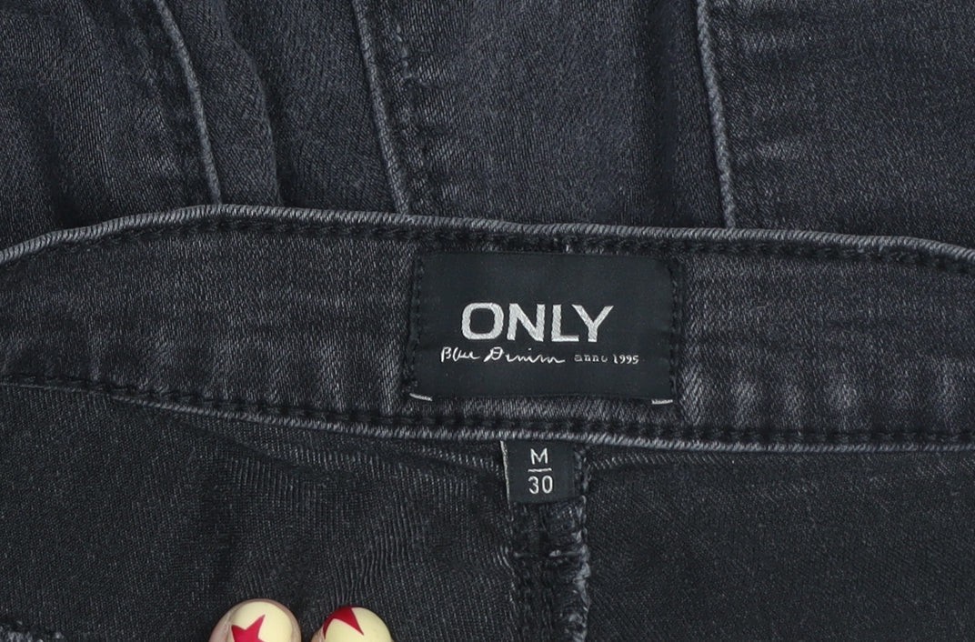 Only Women's Black Skinny Stretch Denim Jeans Size M 30