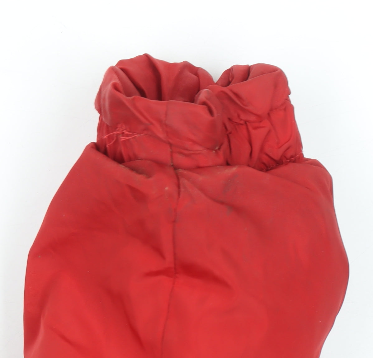 New Look Girls Red Hooded Puffer Jacket 12-13 Years Faux Fur Trim Winter Coat