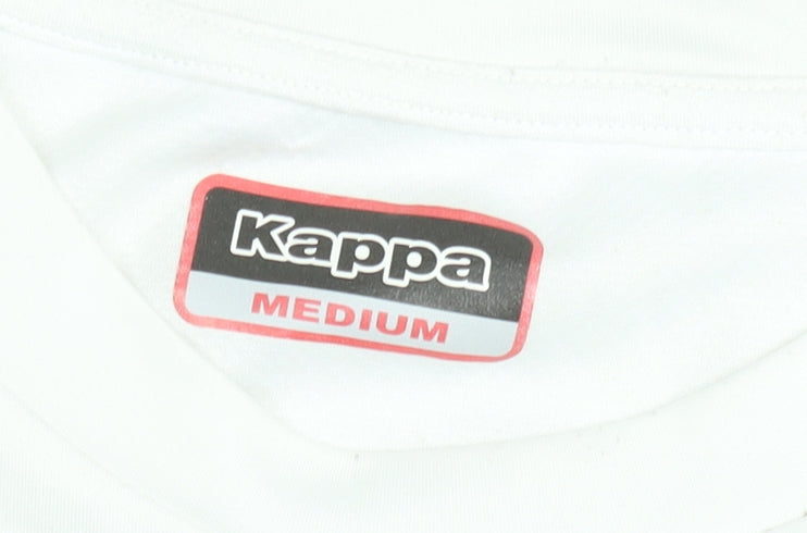 Kappa Men's White Medium Athletic Sports T-Shirt