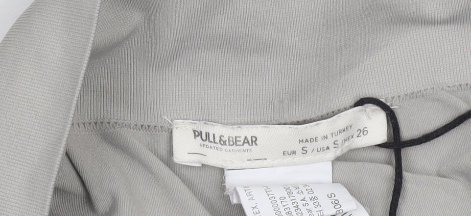 Pull&Bear Women’s Beige Slim Leggings Size S Activewear Gym Yoga Trousers
