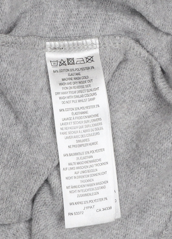 Great Plains Women Grey Size 10 Bodycon Knit Turtleneck Dress