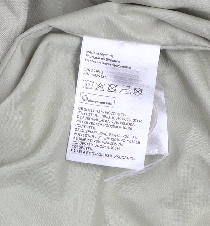 H&M Womens Beige XS Regular Fit Blazer Jacket
