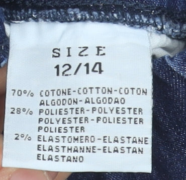 The Casual Company Women's Blue Jegging Jeans Size 12-14 Slim Fit Denim