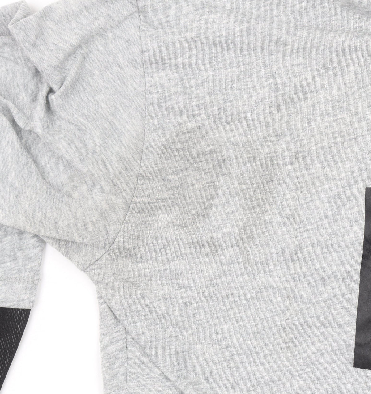 Puma Womens Grey Long Sleeve Logo Pullover Top Size 14